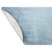Tapete Tufting Relex Redondo Veludo (190x190) Azul Claro