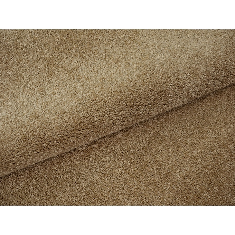 Tapete Tufting Relex Redondo Veludo (190x190) Trigo