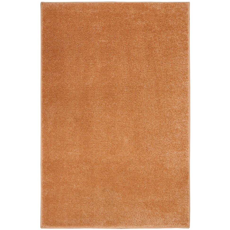 Tapete Tufting Relex Retangular Polipropileno (100x150) Pêssego