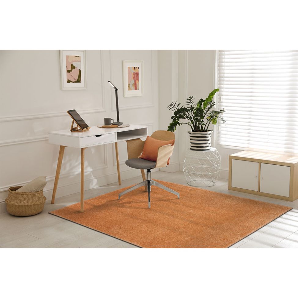 Tapete Tufting Relex Retangular Polipropileno (150x200) Pêssego