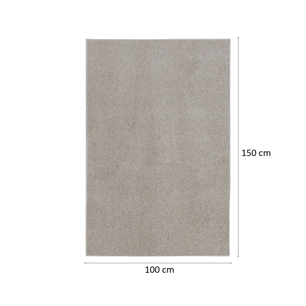 Tapete Tufting Relex Retangular Veludo (100x150) Gelo