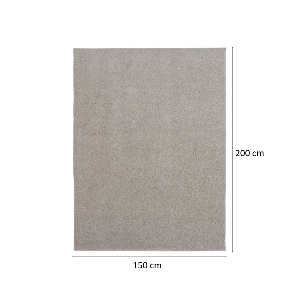 Tapete Tufting Relex Retangular Veludo (150x200) Gelo