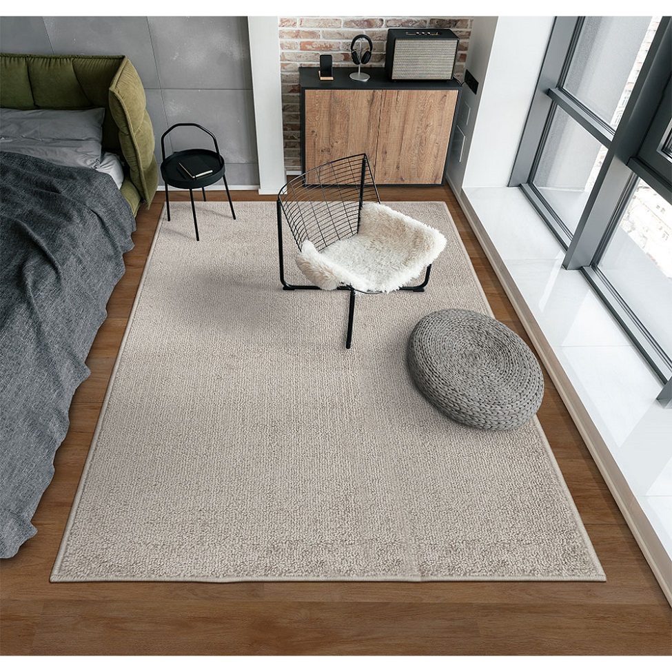 Tapete Tufting Relex Retangular Veludo (150x200) Marfim