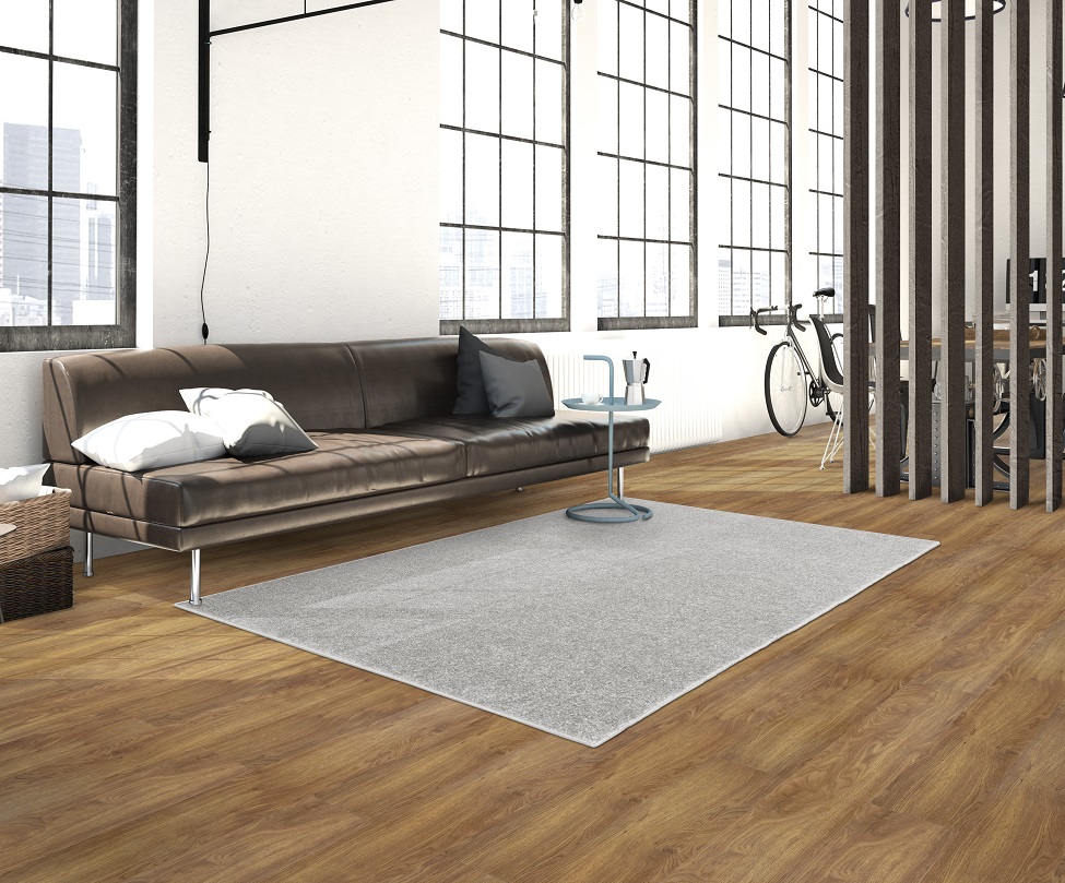 Tapete Tufting Relex Retangular Veludo (150x200) Prata