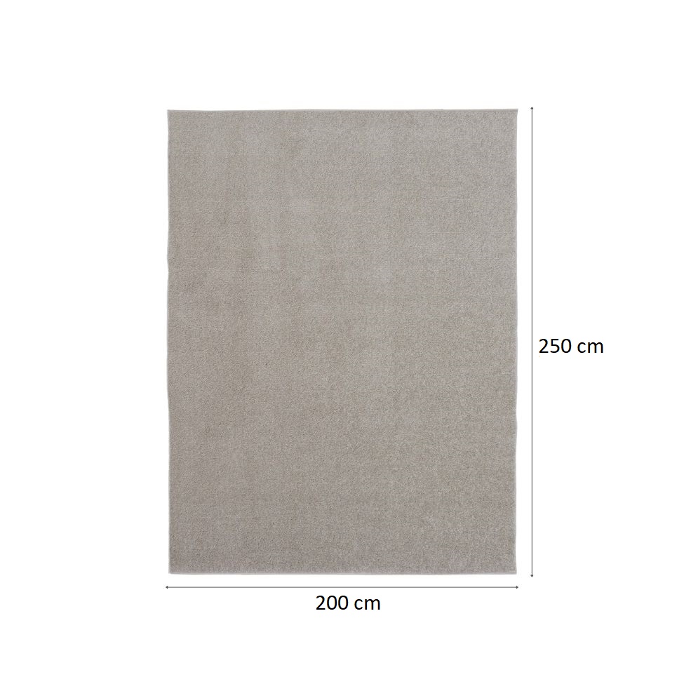 Tapete Tufting Relex Retangular Veludo (200x250) Gelo