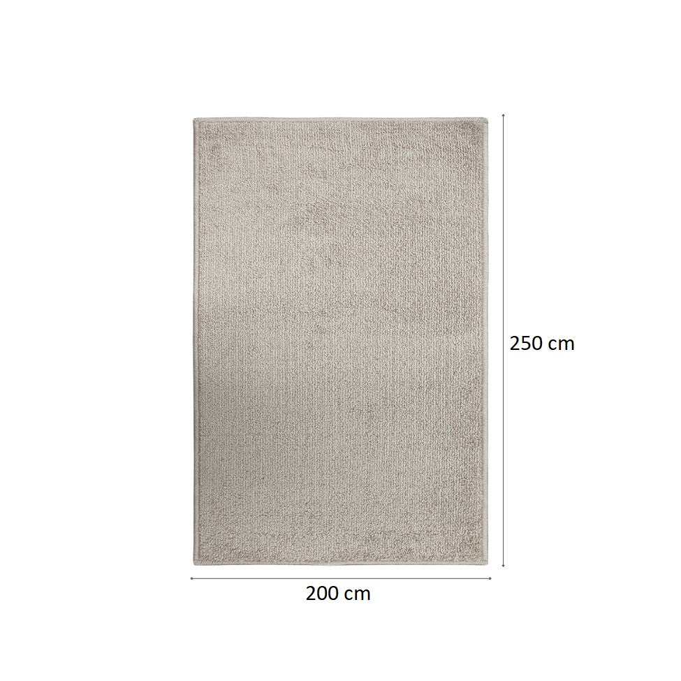 Tapete Tufting Relex Retangular Veludo (200x250) Marfim