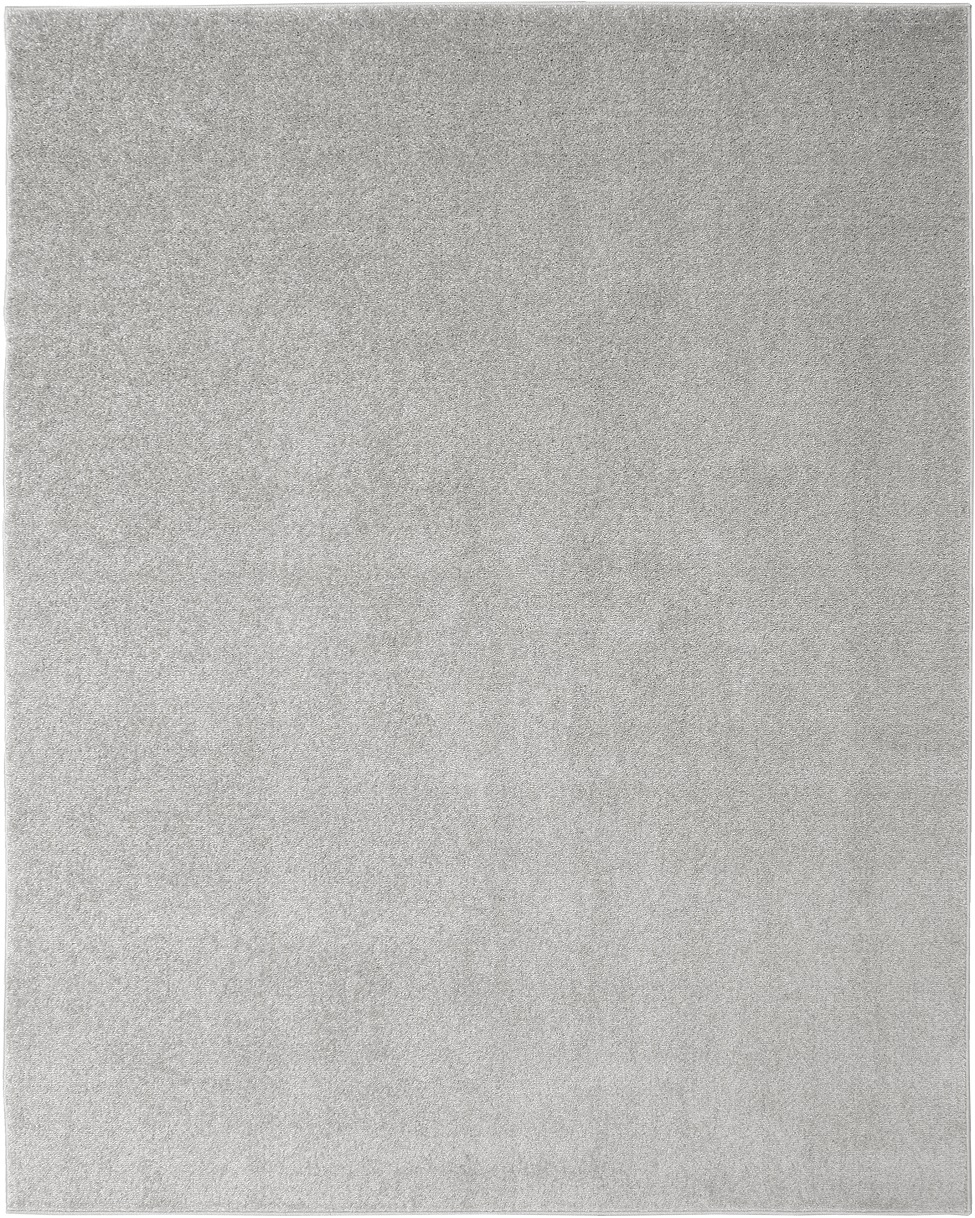 Tapete Tufting Relex Retangular Veludo (200x250) Prata