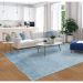 Tapete Tufting Relex Retangular Veludo (200x300) Azul Claro