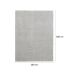 Tapete Tufting Relex Retangular Veludo (200x300) Prata