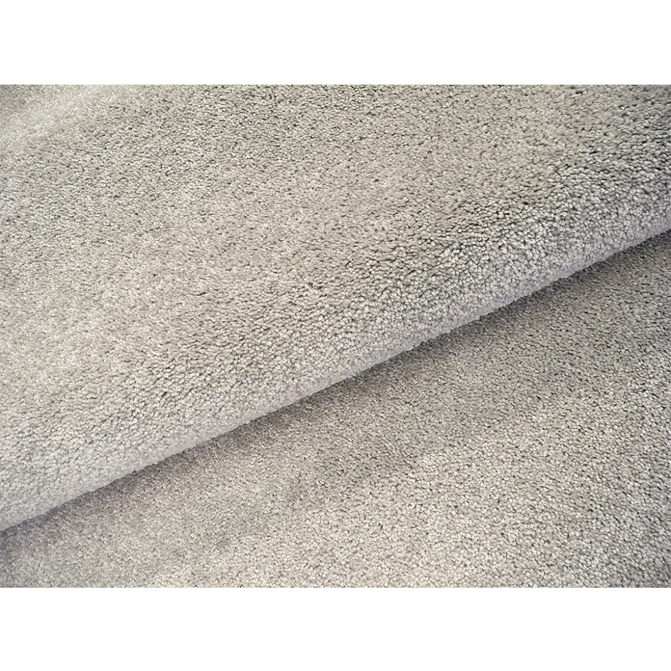 Tapete Tufting Relex Retangular Veludo (200x300) Prata