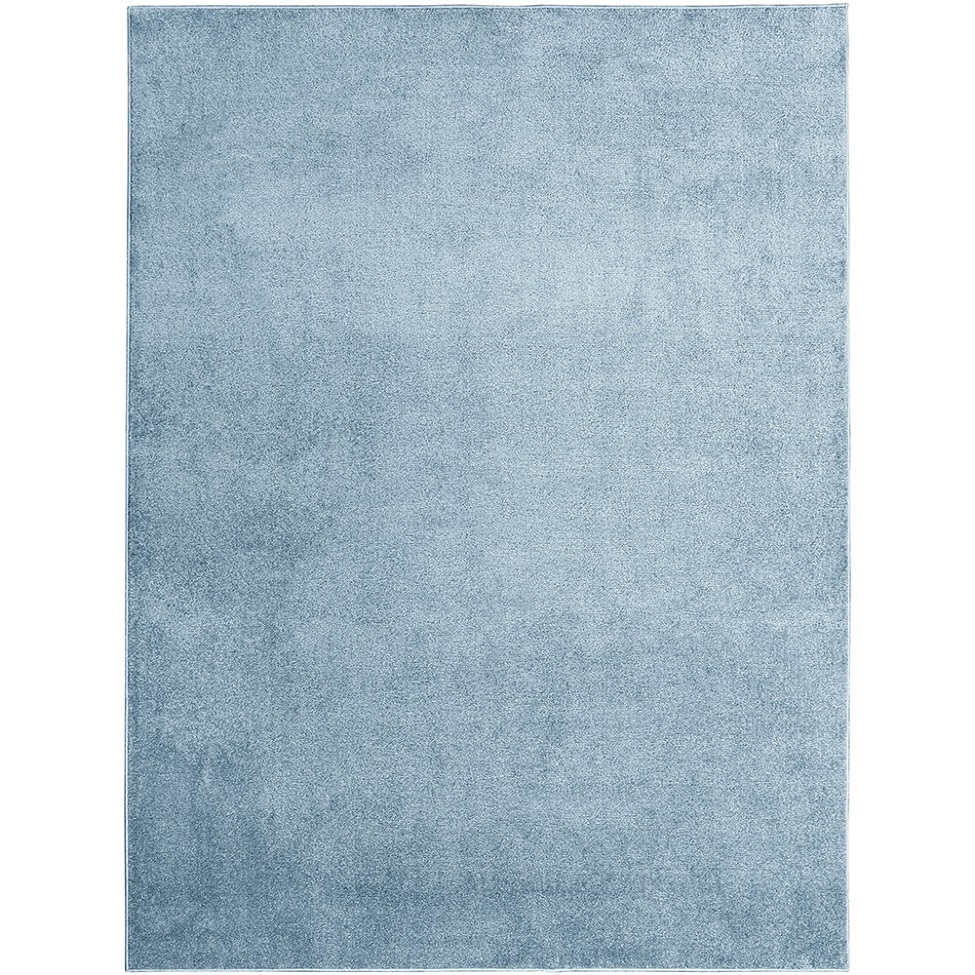 Tapete Tufting Relex Retangular Veludo (300x400) Azul Claro