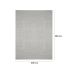 Tapete Tufting Relex Retangular Veludo (300x400) Prata
