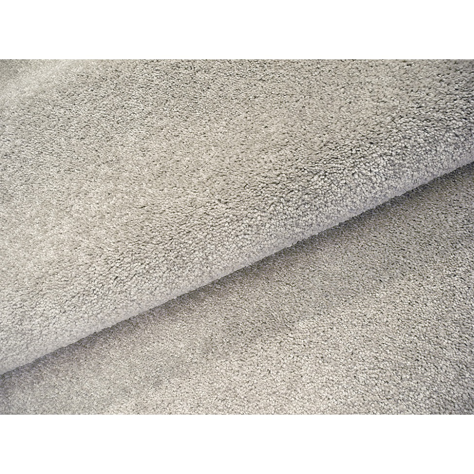 Tapete Tufting Relex Retangular Veludo (300x400) Prata