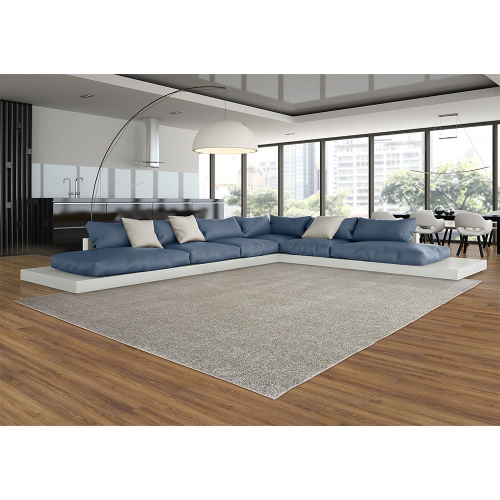 Tapete Tufting Relex Retangular Veludo (400x500) Gelo