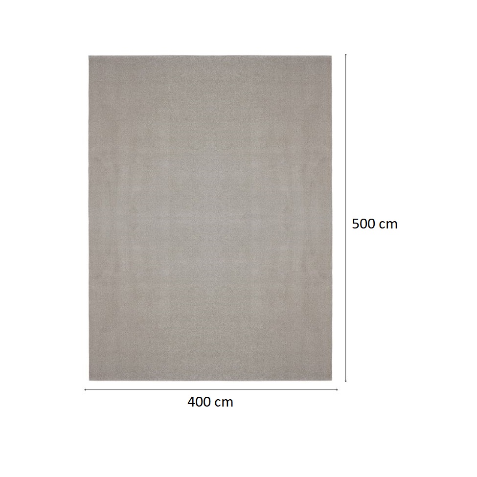 Tapete Tufting Relex Retangular Veludo (400x500) Gelo
