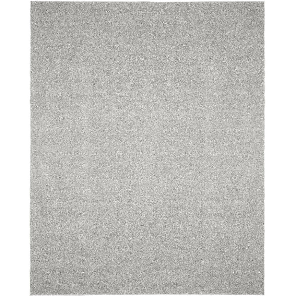 Tapete Tufting Relex Retangular Veludo (400x500) Prata
