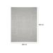 Tapete Tufting Relex Retangular Veludo (400x500) Prata