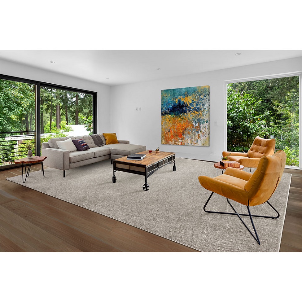 Tapete Tufting Relex Retangular Veludo (400x600) Marfim
