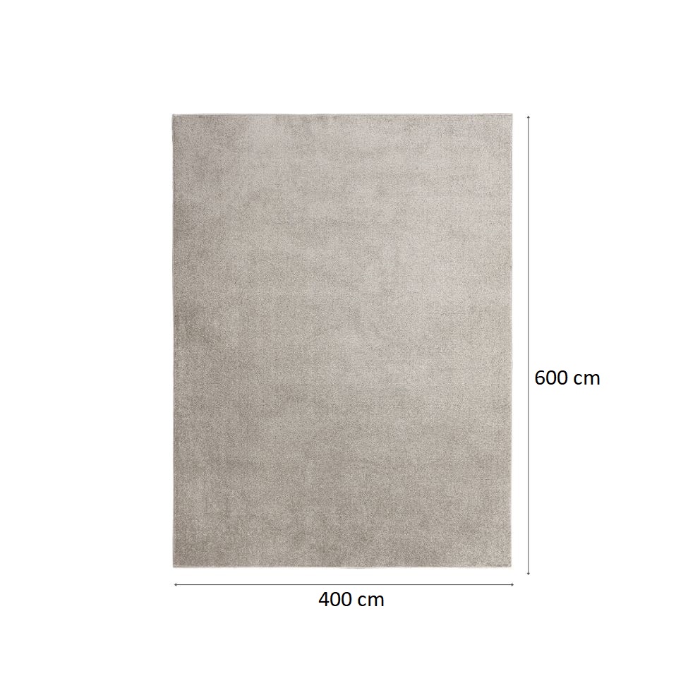 Tapete Tufting Relex Retangular Veludo (400x600) Marfim