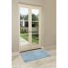 Tapete Tufting Relex Retangular Veludo (50x100) Azul Claro