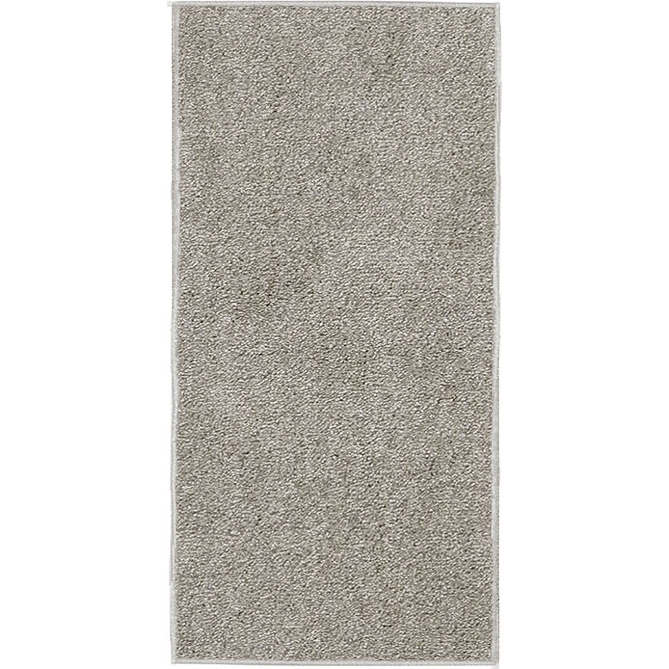 Tapete Tufting Relex Retangular Veludo (50x100) Gelo