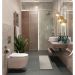 Tapete Tufting Relex Retangular Veludo (50x100) Marfim