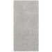 Tapete Tufting Relex Retangular Veludo (50x100) Prata