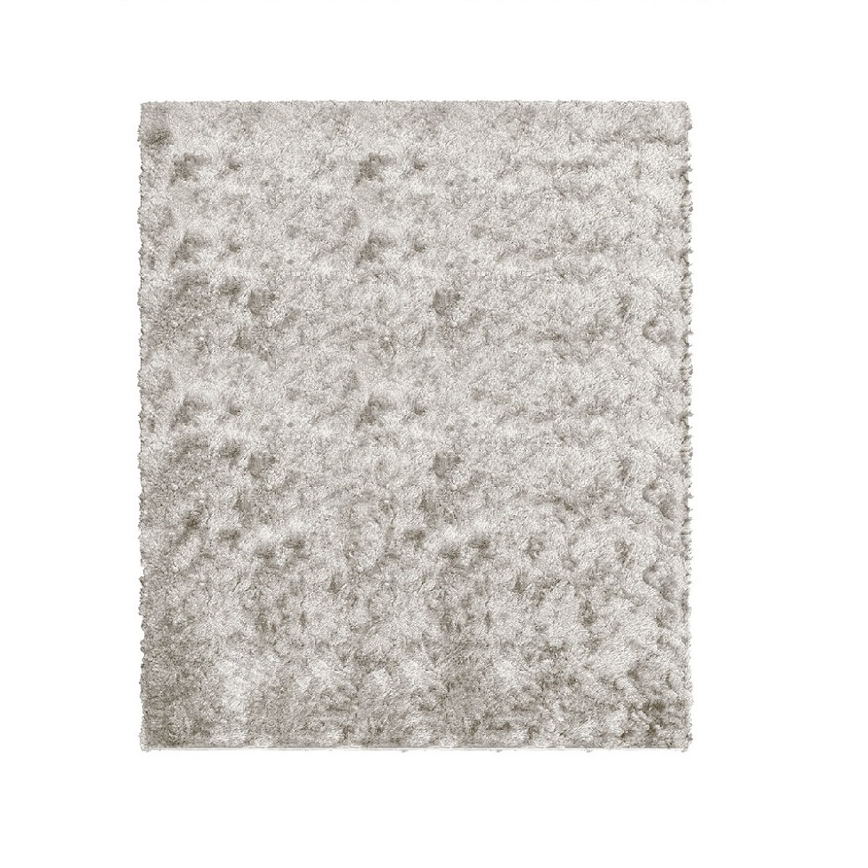 Tapete Tufting Show Bale Retangular Poliéster (400x500) Bege Claro