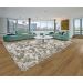 Tapete Tufting Show Bale Retangular Poliéster (400x500) Bege Claro