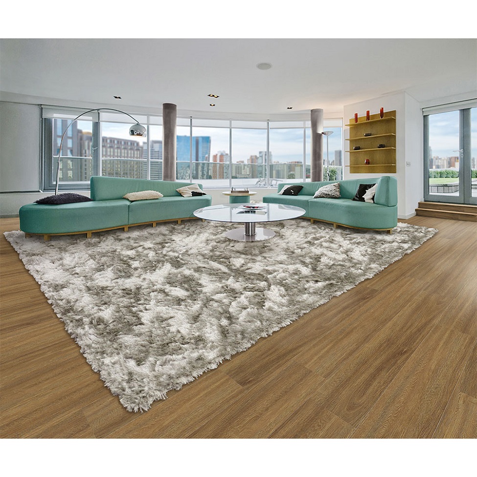 Tapete Tufting Show Bale Retangular Poliéster (400x500) Bege Claro