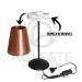 Abajur Ambiente 01 Lâmpada E27 Preto/Cobre - T.Y Iluminação