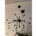 Lustre Sputinik G9 13 Lãmpada Preto - T.Y Iluminação