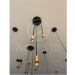 Pendente Kit Suspensão Haste Longa 03 Lâmpada E27 Preto/Cobre - T.Y Iluminação
