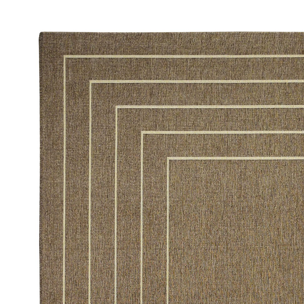 Tapete Bali Singelo Retangular Polipropileno 50x100 cm Marrom