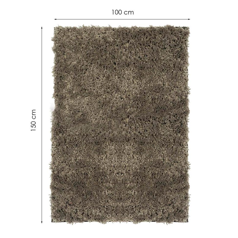 Tapete Foffo Retangular Poliéster 100x150 Fendi