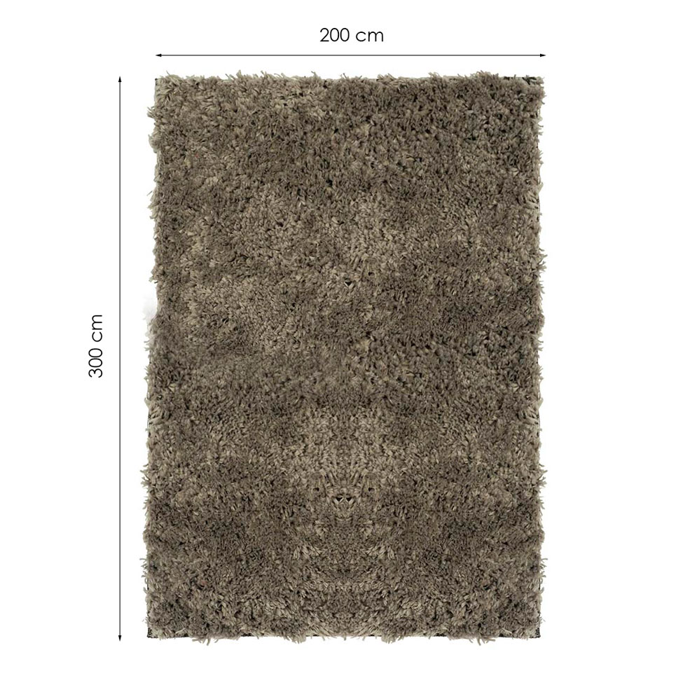 Tapete Foffo Retangular Poliéster 200x300 Fendi