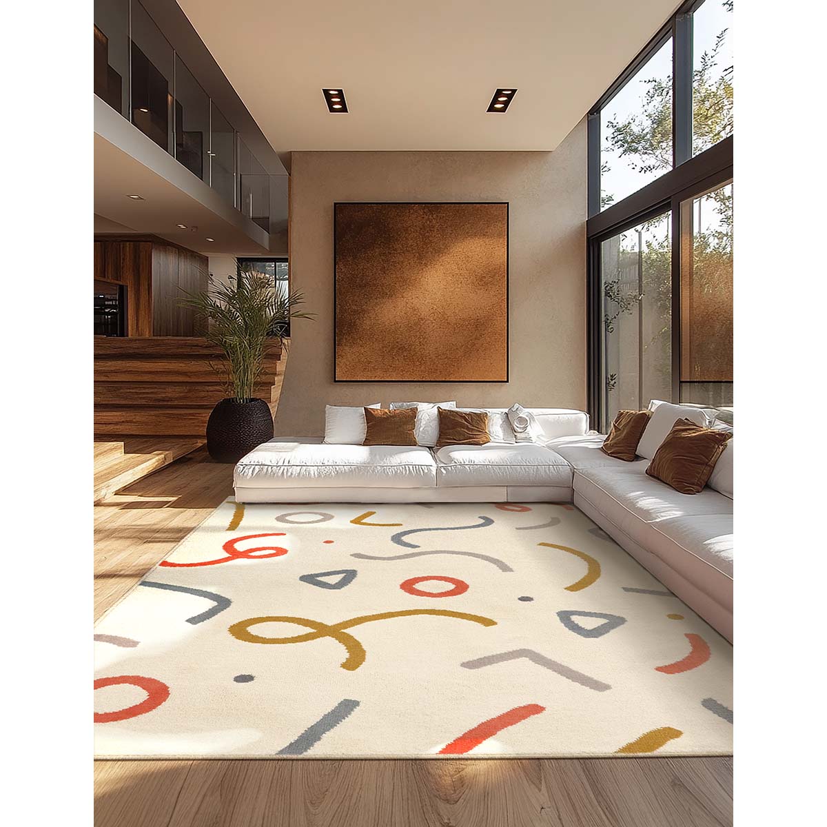 Tapete Infantil Juvenil Vibe Belle 2,00X2,50M São Carlos