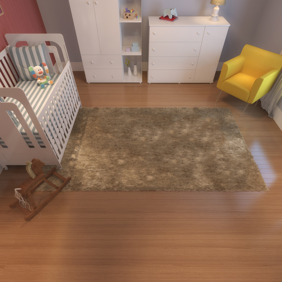 Tapete Joy Duna 150x200 Bege São Carlos