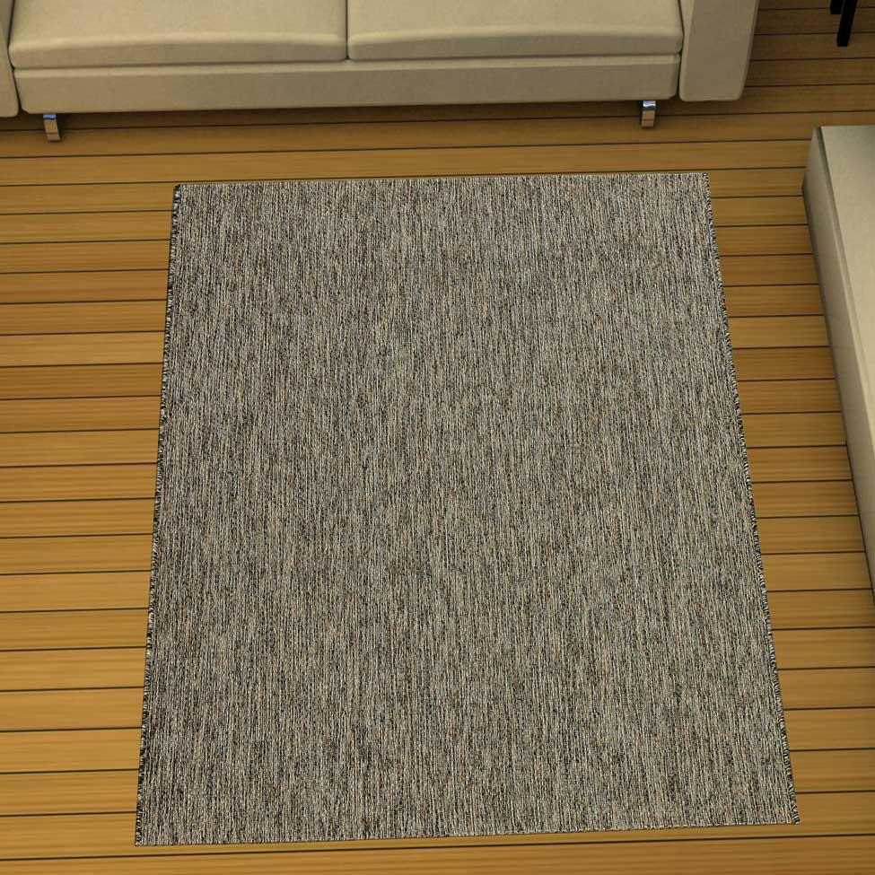 Tapete New Bouclê Retangular Poliéster (150x200cm) Chumbo