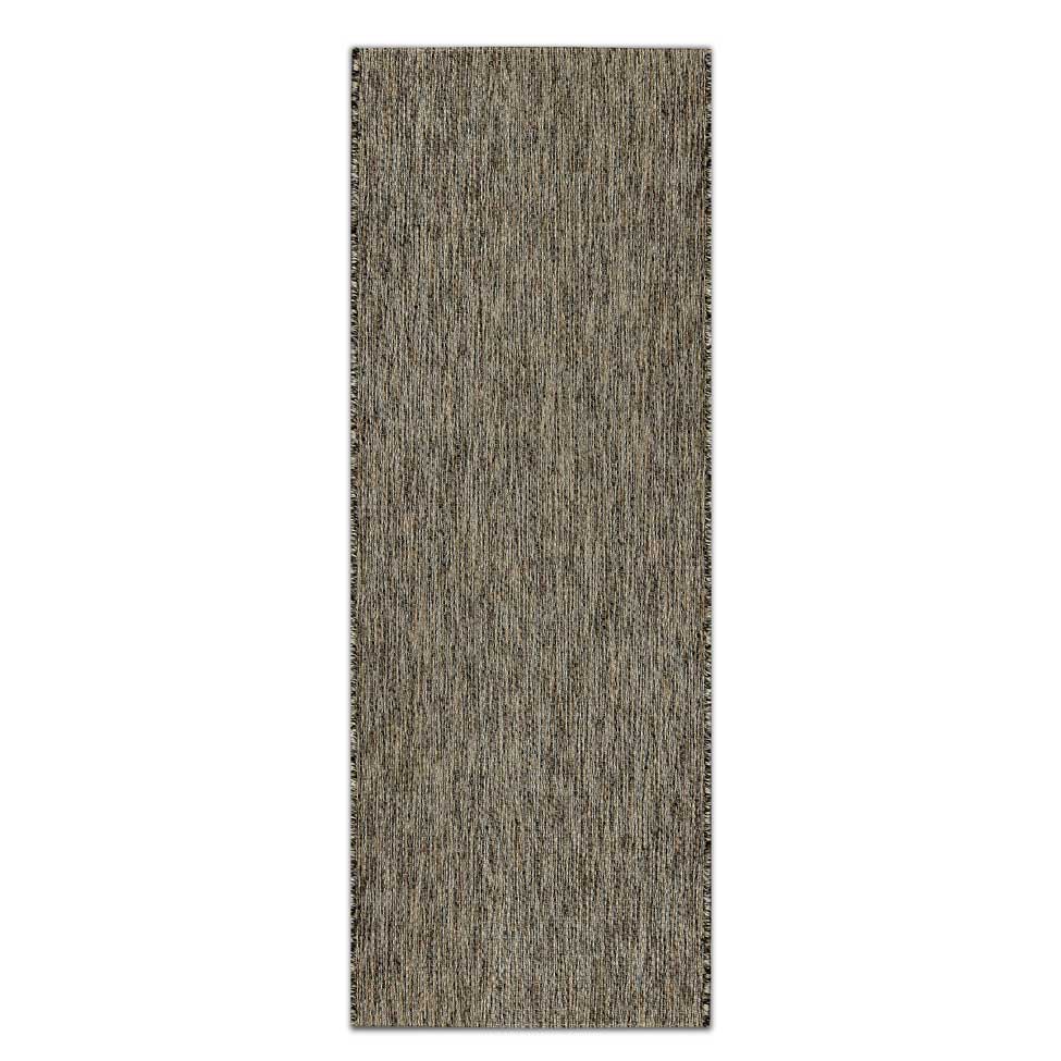 Tapete New Bouclê Retangular Poliéster (180x66cm) Chumbo
