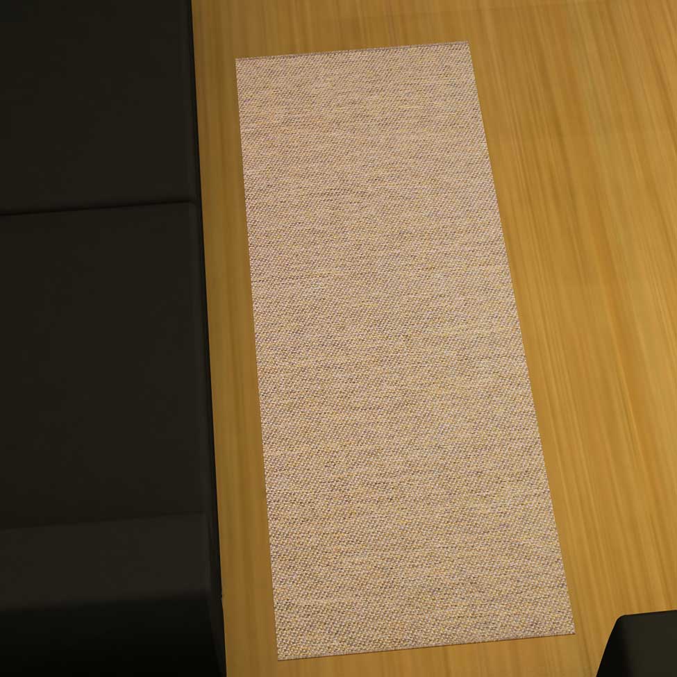 Tapete New Bouclê Retangular Poliéster (180x66cm) Havana