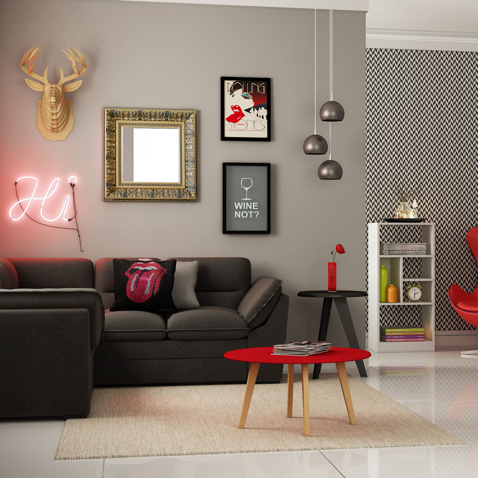 Tapete New Bouclê Retangular Poliéster (200x300cm) Palha