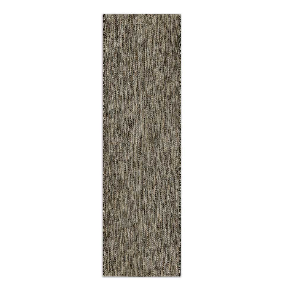 Tapete New Bouclê Retangular Poliéster (240x66cm) Chumbo