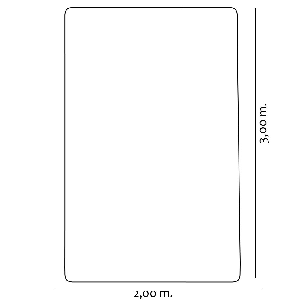 Tapete Para Sala de Estar New Bouclê 2,00x3,00 Palha - Tapetes São Carlos