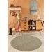 Tapete Sisal New Bouclê Palha Bege 1,40M Redondo