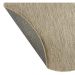 Tapete Sisal New Bouclê Palha Bege 1,40M Redondo
