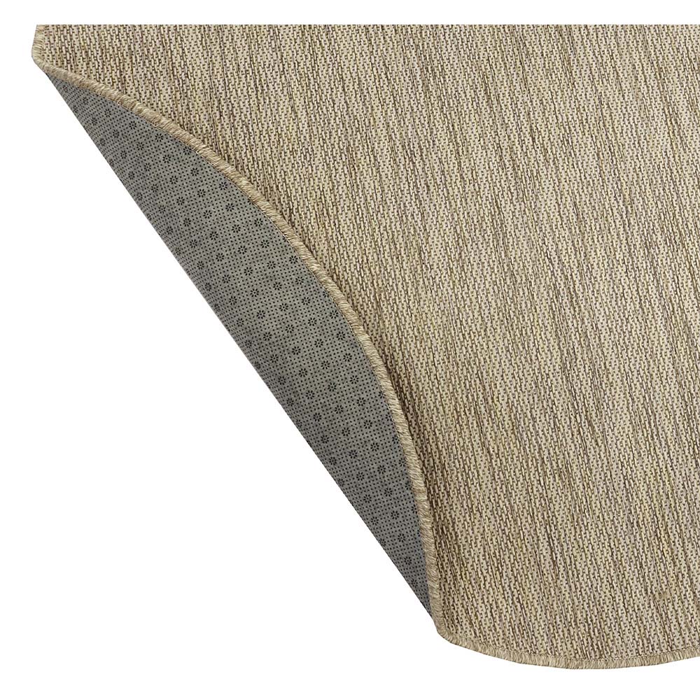 Tapete Sisal New Bouclê Palha Bege 1,40M Redondo