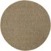 Tapete Sisal New Bouclê Sergipe Bege 1,40M Redondo