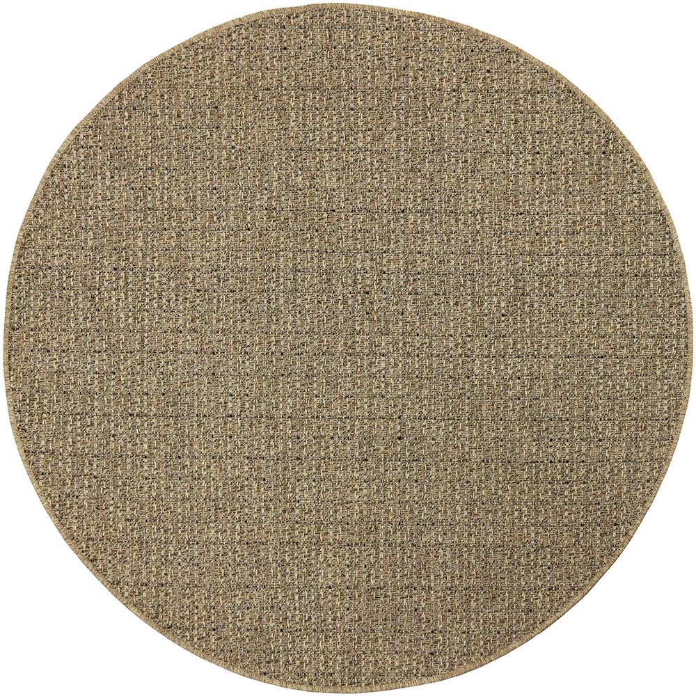 Tapete Sisal New Bouclê Sergipe Bege 1,40M Redondo