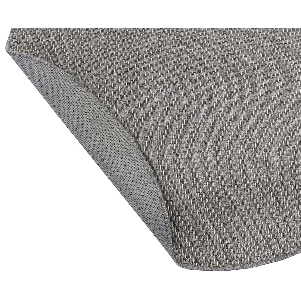 Tapete Sisal New Bouclê Vulcan Cinza 1,40M Redondo